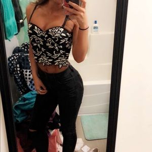 Corset crop top